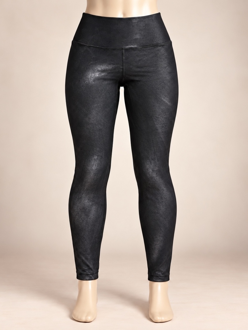 CRZ YOGA black coated leggings size XL